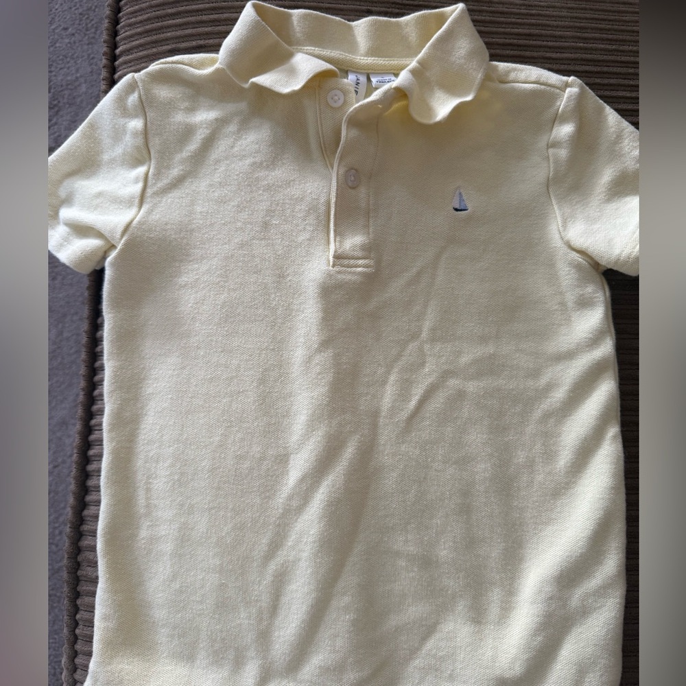 Light yellow Janie and Jack polo